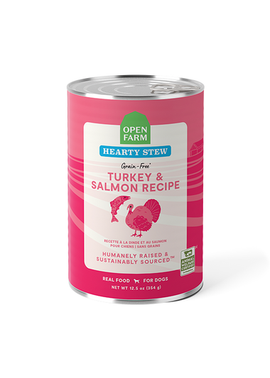 Turkey & Salmon Hearty Stew Wet Dog Food