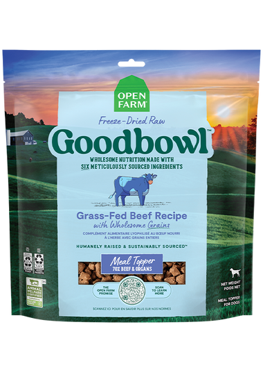 Goodbowl™ Grass-Fed Beef Freeze Dried Raw Morsels for Dogs
