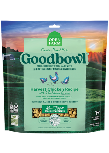 Goodbowl™ Harvest Chicken Freeze Dried Raw Morsels for Dogs
