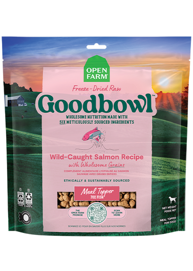 Goodbowl™ Wild-Caught Salmon Freeze Dried Raw Morsels for Dogs