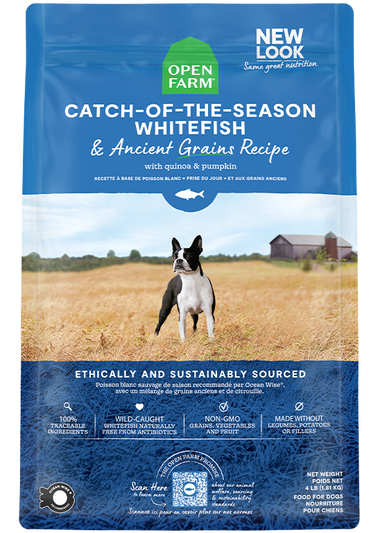 Whitefish & Ancient Grains Dog Kibble