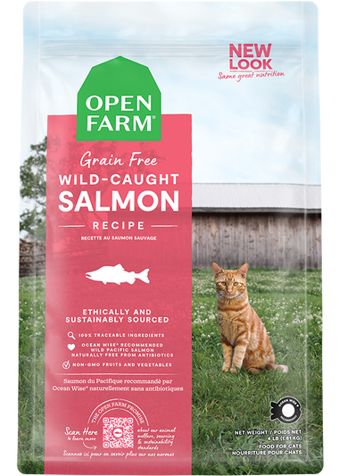 Wild-Caught Salmon Grain-Free Cat Kibble