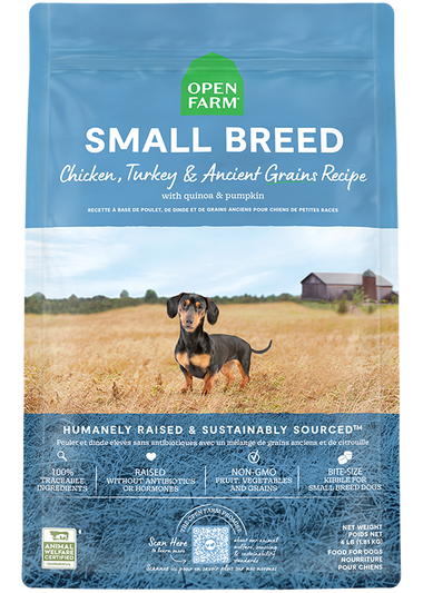 Small Breed Ancient Grains Dog Kibble