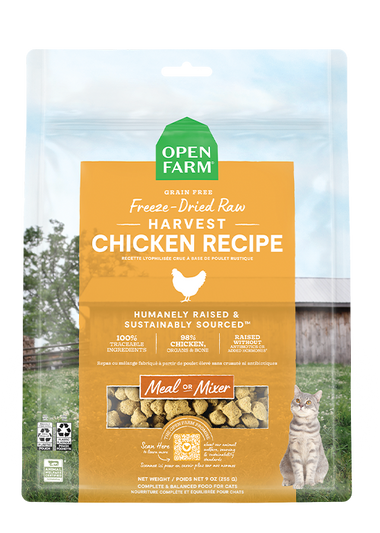 Harvest Chicken Freeze Dried Raw Morsels for Cats