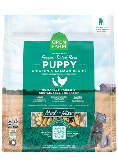 Chicken & Salmon Freeze Dried Raw Morsels for Puppies